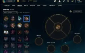 Conta ouro 4 com 26 Champs e 2 Skins + 1 Fragmento