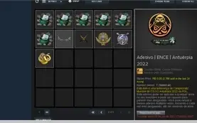 conta csgo com 4 medalhas + inventario com 180 reais