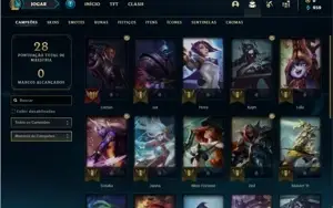 Conta Platina 1 com 25 Champs e 2 Skins ( 79 PDL )