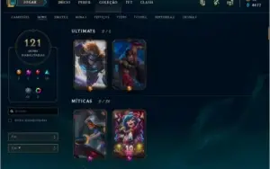 Conta LoL ex Challenger
