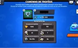 Conta de browl stars (nivel 31)