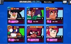 Conta de browl stars (nivel 31)