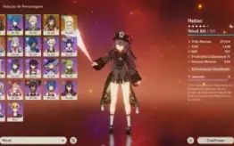 Hutao+ Arma Assinatura + Dehya C1