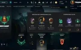 Conta Lol Esmeralda 4 300+ skins All Champions