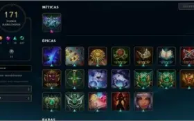 Conta LOL PLATINA 2 - 84 CHAMPS - 39 SKINS - MMR ALTO