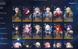 Honkai Star Rail Conta endgame  top  11 personagens T5