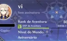 AR 50 Ayato, Albedo, Espinha Celestial, Mona e Diluc