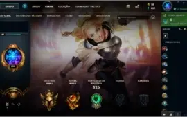 CONTA LOL LVL 193 OURO 1, 116 CAMPEÕES, CONTENTO 78 SKINS.