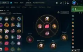 CONTA LOL LVL 193 OURO 1, 116 CAMPEÕES, CONTENTO 78 SKINS.