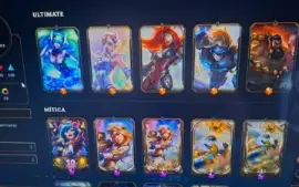 Conta lol com 352 skin 5 prestigio de 5 ultimamente e 9 pres