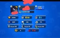 54/55 Brawlers | 47 Skins | 34K Troféus