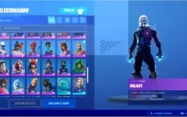 conta rara fortnite-galaxy,ikonik,minty e glow