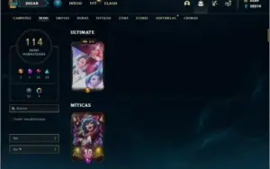 Conta Prata 2 com 114 Skins e 151 Champs + 2600 RP