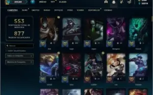 Conta Prata 2 com 114 Skins e 151 Champs + 2600 RP