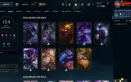 Conta LOL Diamante 2 (154 Skins Main ADC)