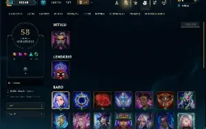 Prata 4 com 40 Champs e 15 Skins