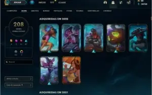 Conta League of legends