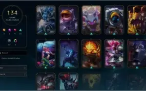 Conta LOL PAX SIVIR, PAX NEOSIVIR, PAX JAX - 134 skins!
