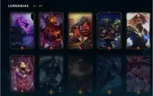 Conta LOL PAX SIVIR, PAX NEOSIVIR, PAX JAX - 134 skins!