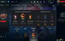 Conta League of Legends Full Acesso 82 Champs 52 Skins