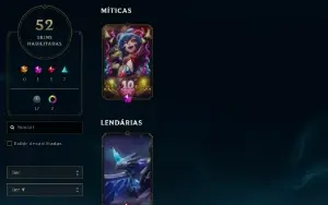 Conta League of Legends Full Acesso 82 Champs 52 Skins