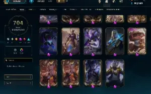 Conta League of Legends - 704 SKINS - TODOS OS CHAMPS