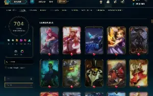 Conta League of Legends - 704 SKINS - TODOS OS CHAMPS