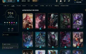 Conta League of Legends - 704 SKINS - TODOS OS CHAMPS