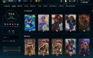 Conta League of Legends - 704 SKINS - TODOS OS CHAMPS