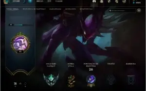 Conta Platina 4 lol