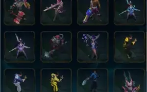 Diamond 3, 131 skins, todos os campeões