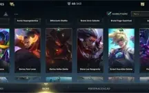 WILD RIFT 69 SKINS;  PASSE ON; PASSO TODOS OS DADOS