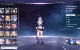 Conta Honkai Star Rail Ar 67 - Seele+Cone/Loba/Blade/Dan Il