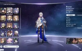 Conta Star Rail Blade + Bronya + Loba + Luocha + Welt +++