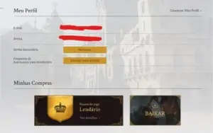 Conta Lendária BDO Striker 62, 553GS Full Boss TET