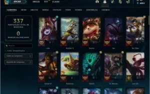 Conta nivel 116, ouro 2, 93 champ, 61 skins