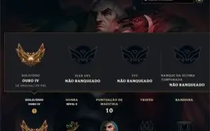 Conta LOL 70% Win rate prata 4 20champ e muitos espolios