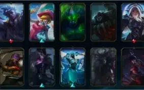 Conta Legue of Legends Ouro 3 com 117 skins mono riven