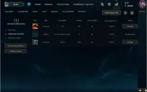 CC11 LOL Recompensas abertas