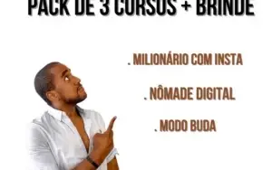PACK 3 CURSOS RAIAM SANTOS + BRINDE