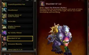Conta Com Brutossauro T3 / Xmog/ Mounts Raras, Tabardos Tcg