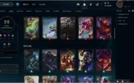 Conta Diamante 4, lvl 173, 127/154 campeões, 59 skins.