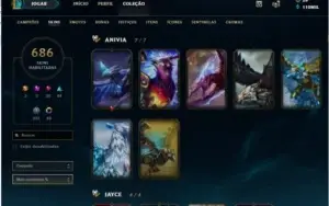 CONTA 686 TODOS OS CHAMP 110k EA