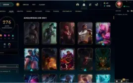 Conta League Of Legends 275 Skins