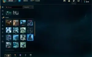 Conta Diamante 2 com 30 Champs e 15 Fragmentos de Skins