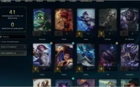 Conta smurf lol platina 3 MMR Alto