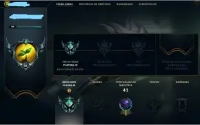 Conta smurf lol platina 3 MMR Alto