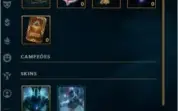 Conta smurf lol platina 3 MMR Alto