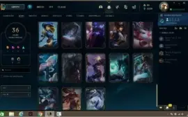 Conta LOL Diamante 4 (conta para main kat, skins/eterno)