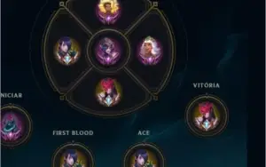 conta diamante  4 com muitas skins (ja foi chllenger)